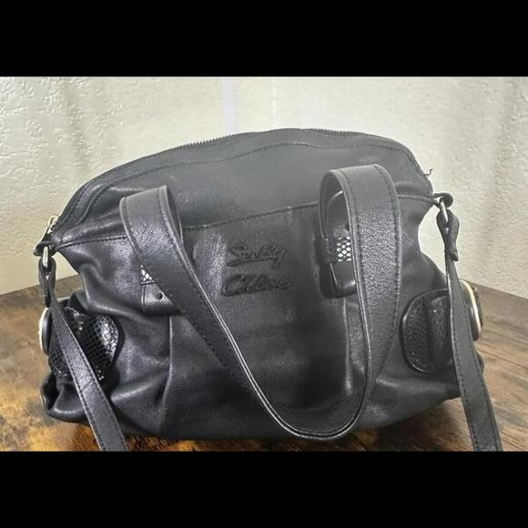 See by Chloe Two Way Shoulder Crossbody Bag in Black Leather (CHXX050) - Picture 3 of 16